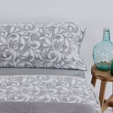Juego de sábanas sedalina trendy gris