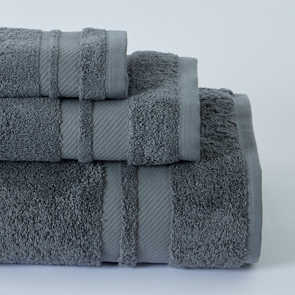 Toalla algodón premium 700 gr/m2 gris