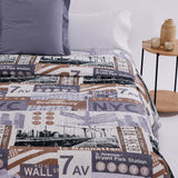 Colcha boutie microfibra wall street
