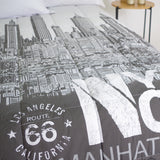 Edredón invierno skyline