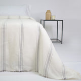 Foulard multiusos amalfi crudo y gris