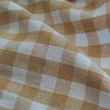 Mantel cotton cuadro vichy beig