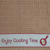 Paño de cocina rizo cenefa jacquard 10458