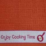 Paño de cocina rizo cenefa jacquard 10458