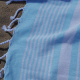 Pareo playa hamman doble 1029 turquesa