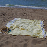 Pareo playa hamman doble 1029 amarillo