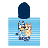 Poncho baño infantil microfibra bluey 1576