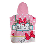 Poncho baño infantil microfibra minnie 030