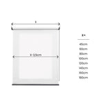Estor enrollable Traslúcido premium Blanco