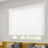 Estor enrollable Traslúcido decorativo Blanco