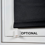 Estor enrollable Sin Taladrar Opaco Reflect Negro