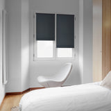 Estor enrollable Sin Taladrar Opaco Gris