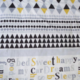 Funda saco ajustable nórdico happy gris