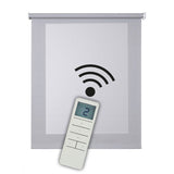 Estor enrollable motorizado Screen Gris