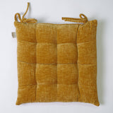 Tapeta silla velour texturado mostaza 10