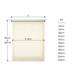 Estor enrollable Screen solar premium Lino