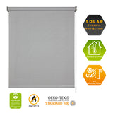 Estor enrollable motorizado Screen solar premium Gris