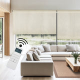 Estor enrollable motorizado Screen solar premium Lino