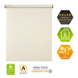 Estor enrollable motorizado Screen solar premium Lino