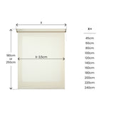 Estor enrollable motorizado Screen solar premium Lino