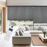 Estor enrollable motorizado Screen solar premium Grafito