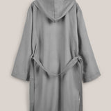 Albornoz microfibra adulto gris