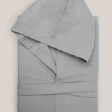 Albornoz microfibra adulto gris