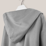 Albornoz microfibra adulto gris