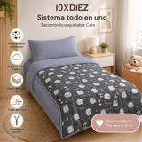 Saco nórdico ajustable cats