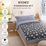 Saco nórdico ajustable cats