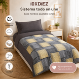Saco nórdico ajustable chalk