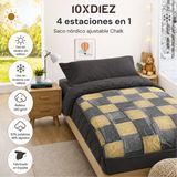 Saco nórdico ajustable chalk
