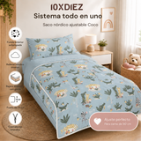 Saco nórdico ajustable coco