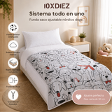 Saco nórdico ajustable dogs