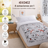 Saco nórdico ajustable dogs
