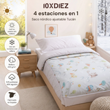 Saco nórdico ajustable tucán